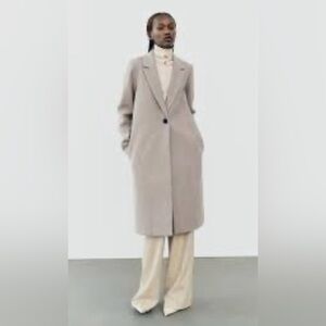 NWT ZARA soft beige coat